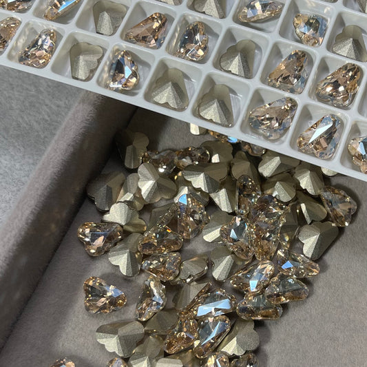 Medium-sized Cloud Zircon-luxury nail or DIY